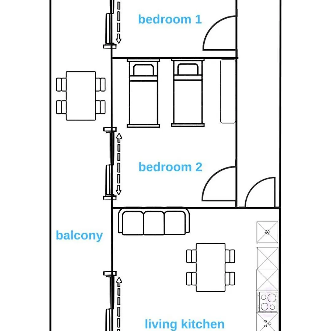 Happy Family Apartment - Big Balcony Saranda